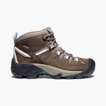 KEEN Targhee II Waterproof Mid - Hnede Turistické Topánky Damske, K0268SK